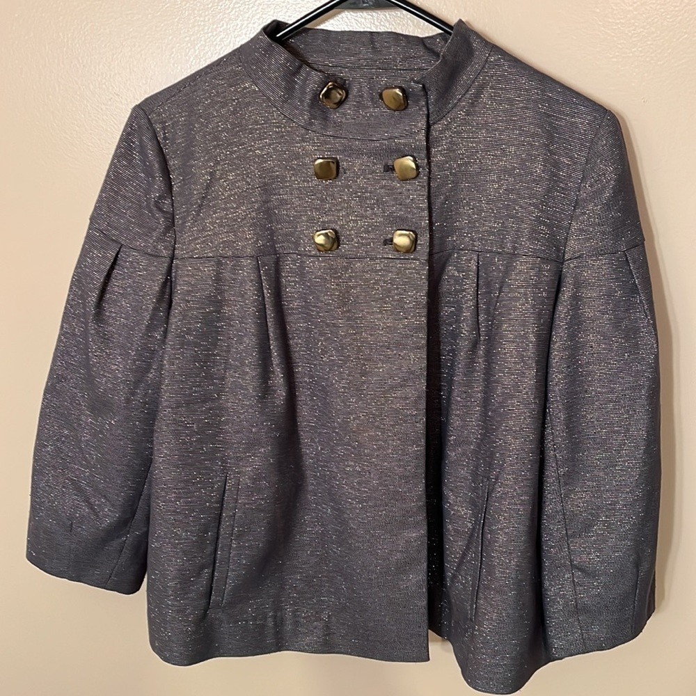 Apostrophe Blue/Gold Jacket Sz M